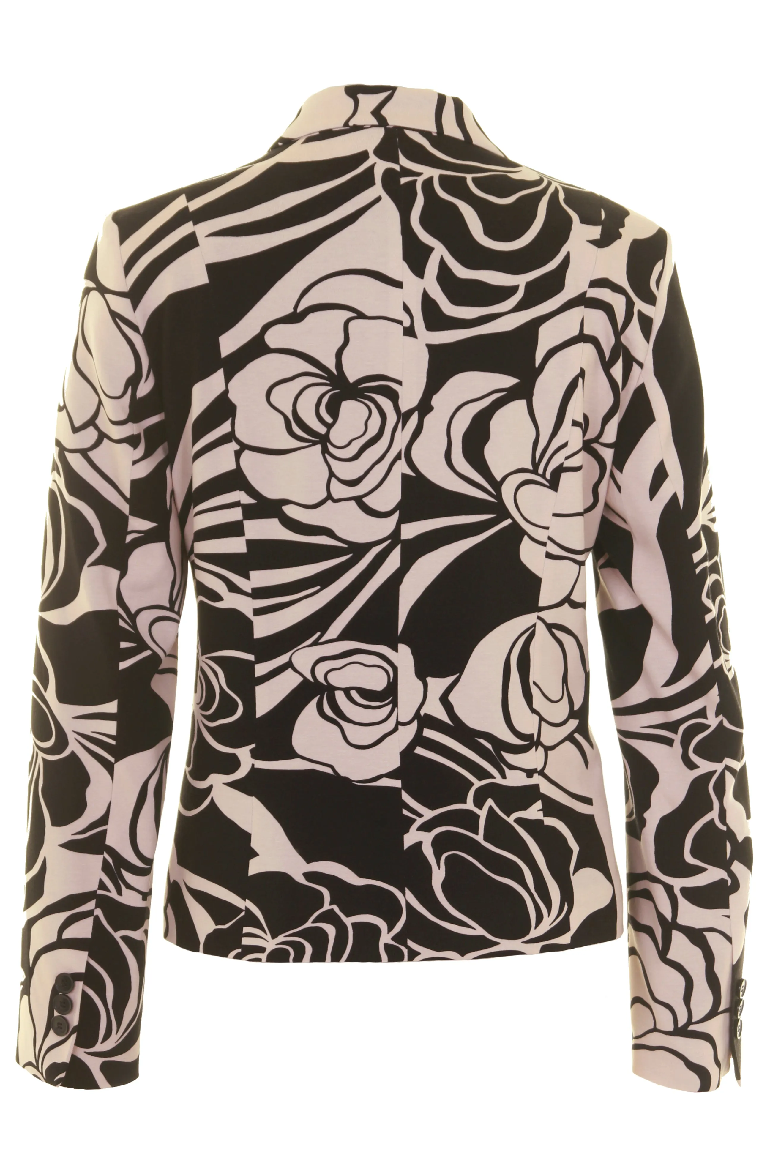 Busy Clothing Women Pink and Black Summer Flowers Jacket