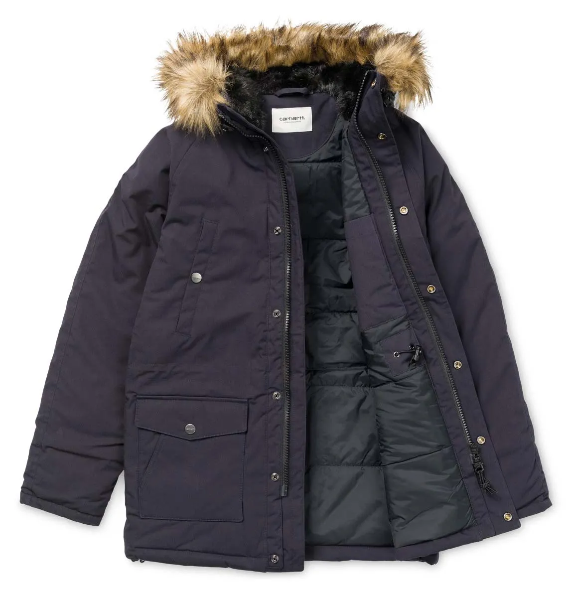 Carhartt WIP W' Trapper Parka – Dark Navy/Black