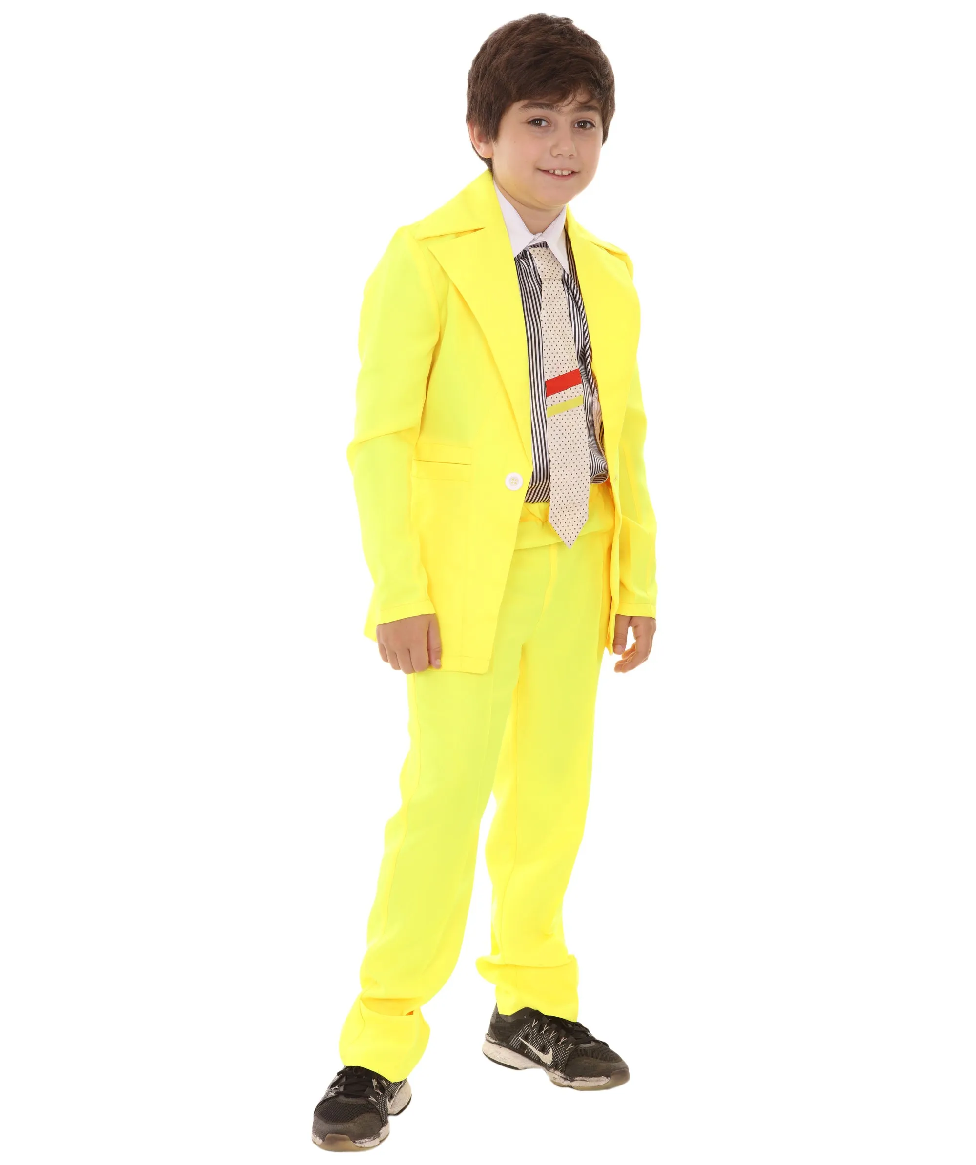 Child's Deluxe Party Suit Costume | Yellow Cosplay Costume