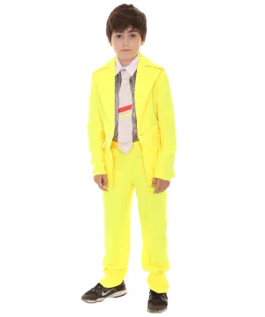 Child's Deluxe Party Suit Costume | Yellow Cosplay Costume