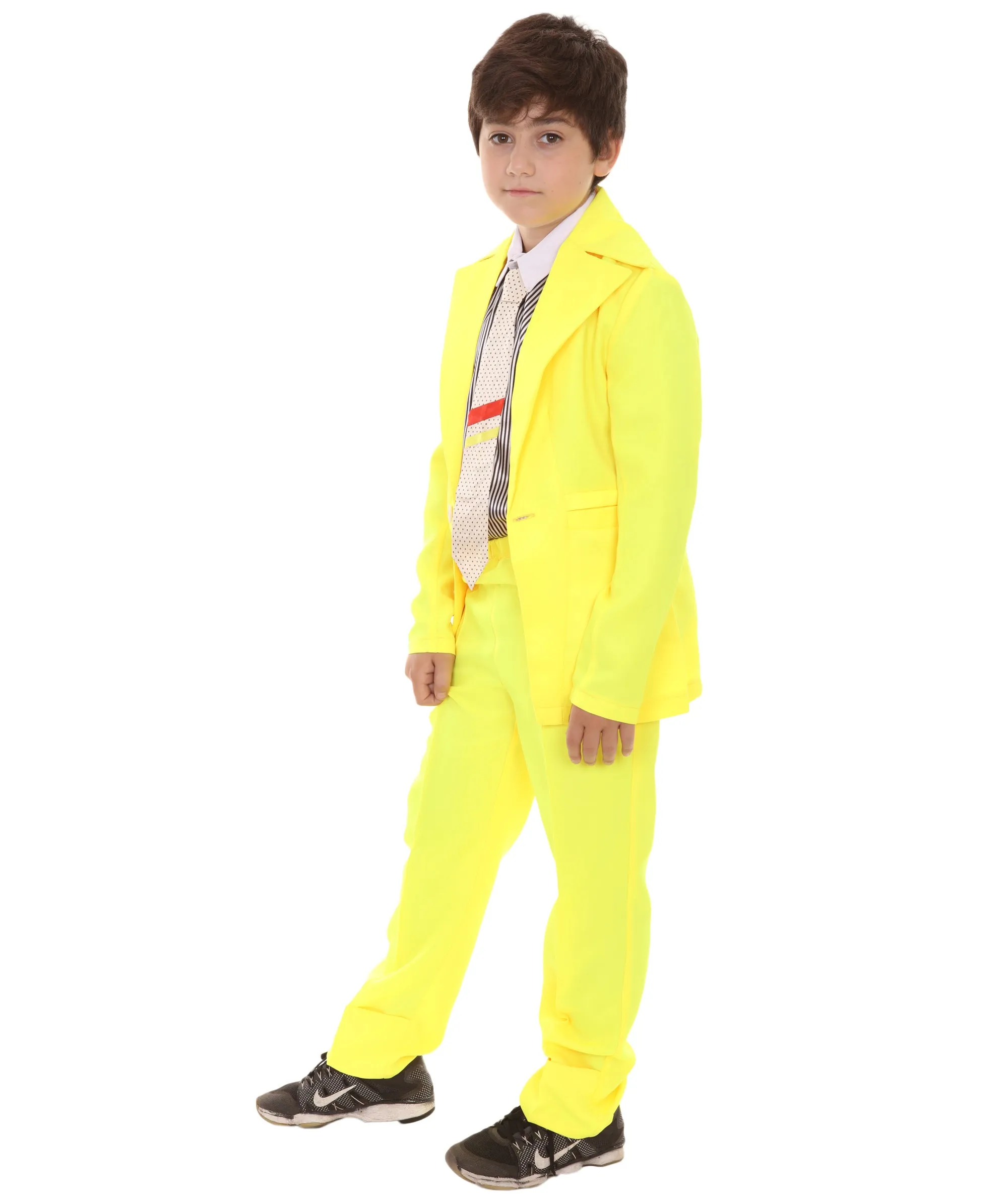 Child's Deluxe Party Suit Costume | Yellow Cosplay Costume