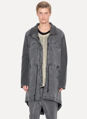 Cold Black Moleskin Parka