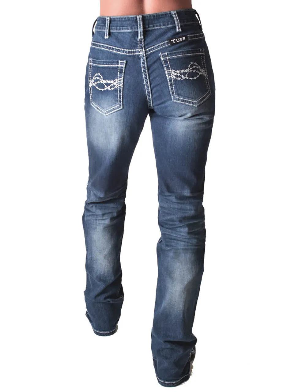 Cowgirl Tuff Edgy Natural Waist Jean - Edgy Natural