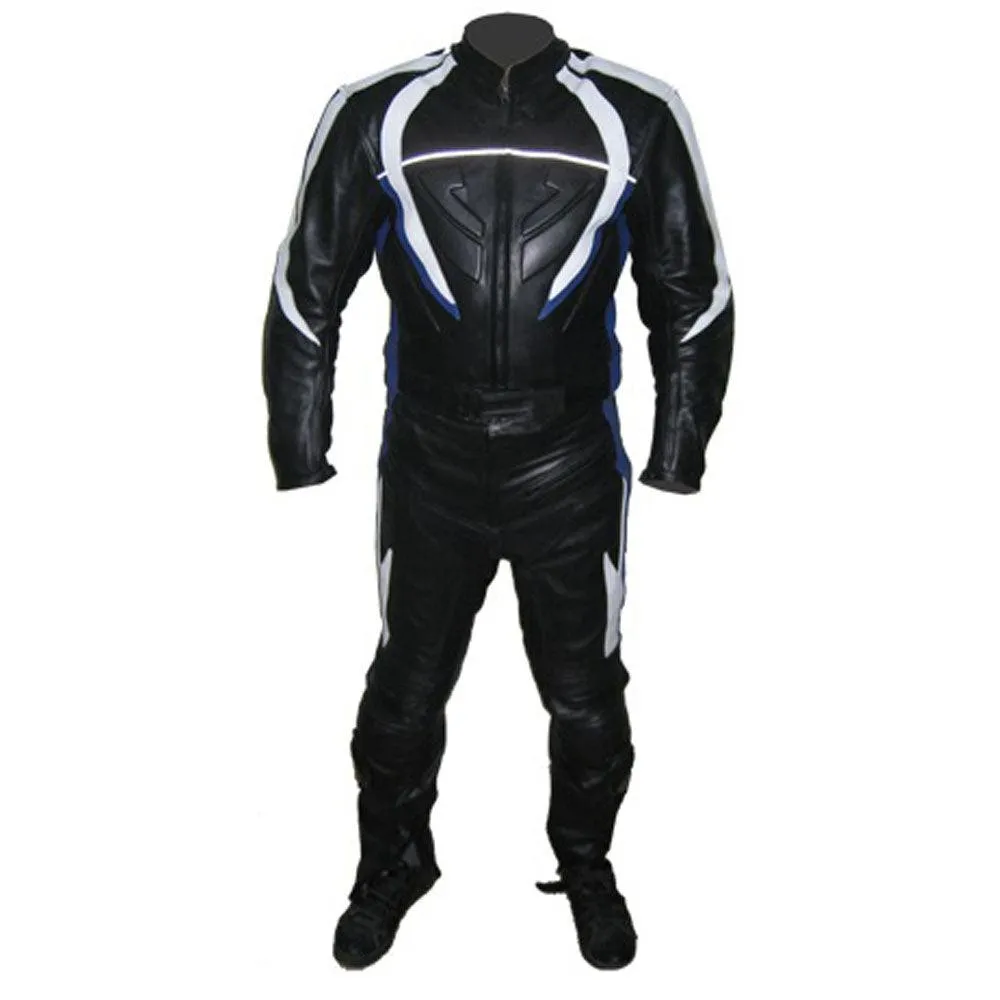 Cowhide Leather Made Custom Motorcycle Suit