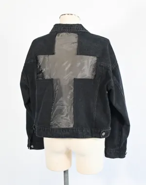 DAN 7:20 Denim Sheer Cross Jacket