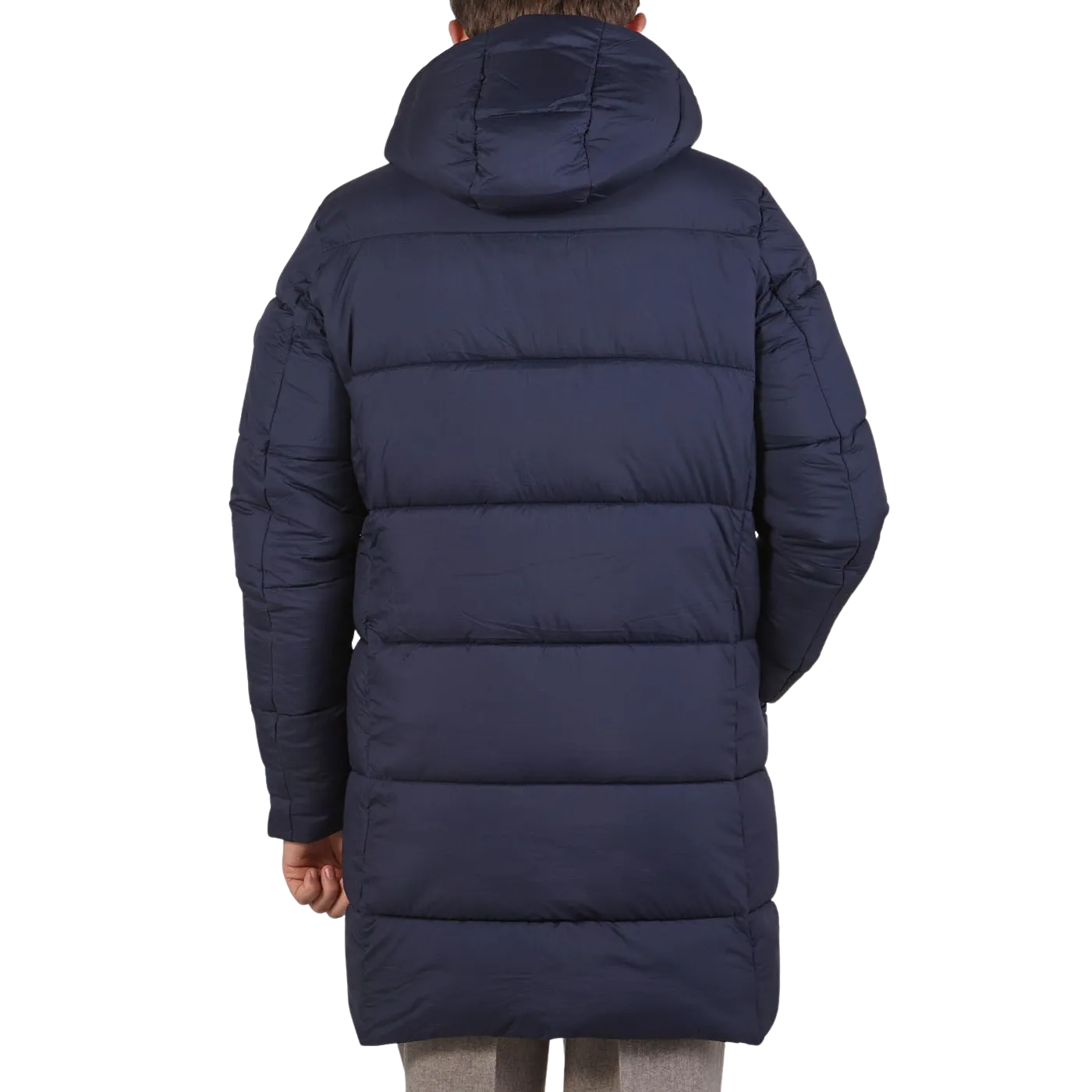 Dark Blue Rick Crinkle Nylon Parka