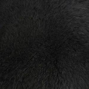 Dyed Norweigan Blue Fox Fur - Charcoal