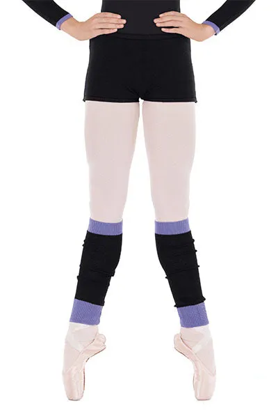 Eurotard 72509 Womens Soft Knit 20" Long Two Tone Legwarmers