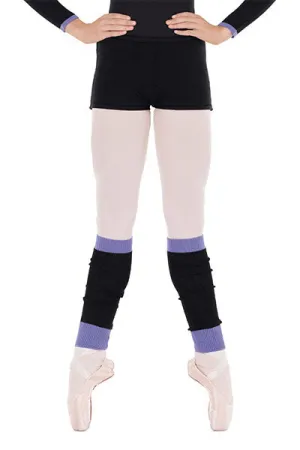 Eurotard 72509 Womens Soft Knit 20" Long Two Tone Legwarmers