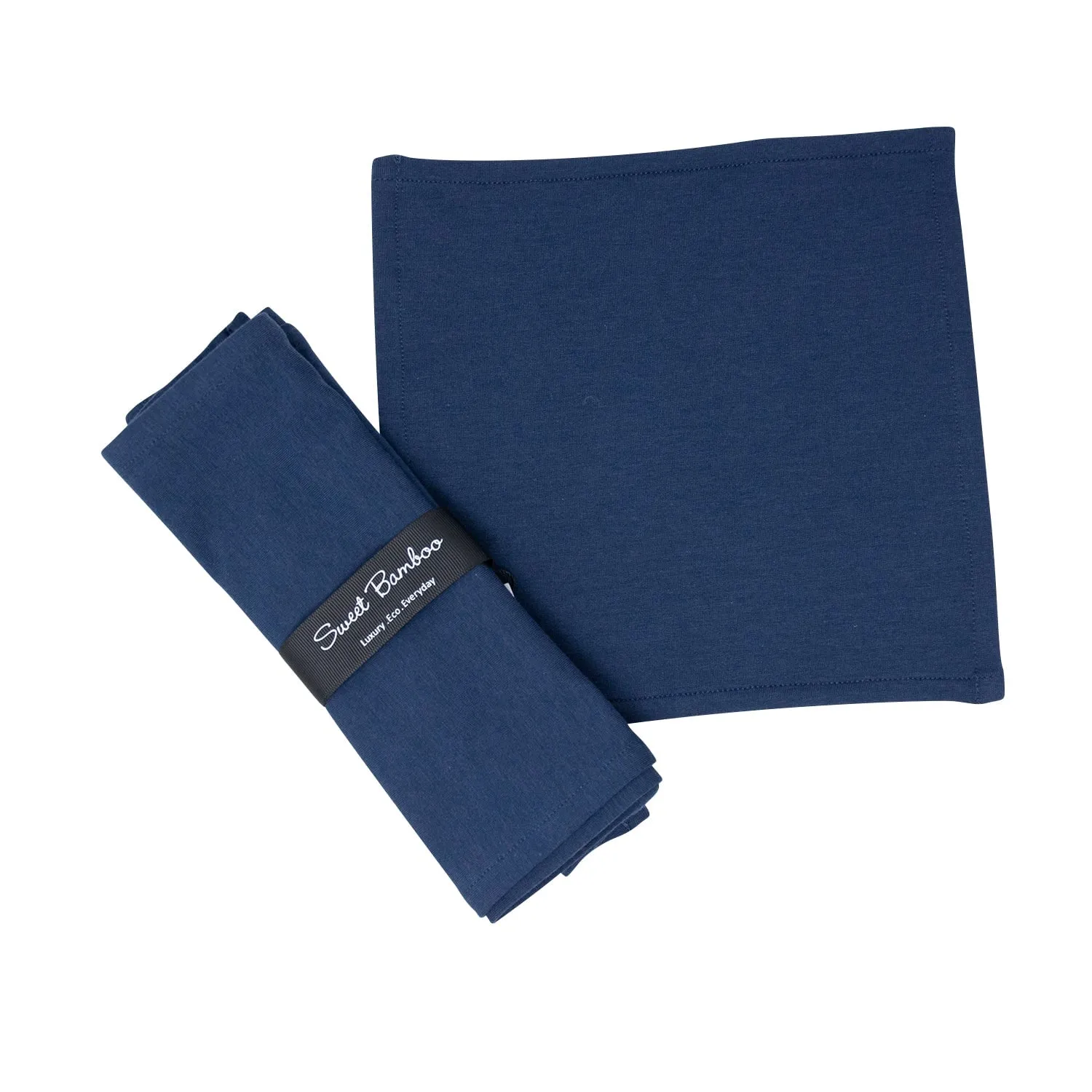 French Terry Washcloths - Peacoat Blue