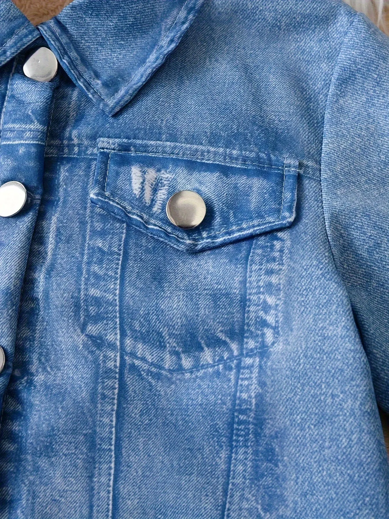 Girl's Denim Jacket, Cute Trendy Girl Clothing, FS