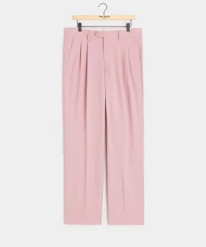 Italian Gabardine Wythe Trouser in Pink