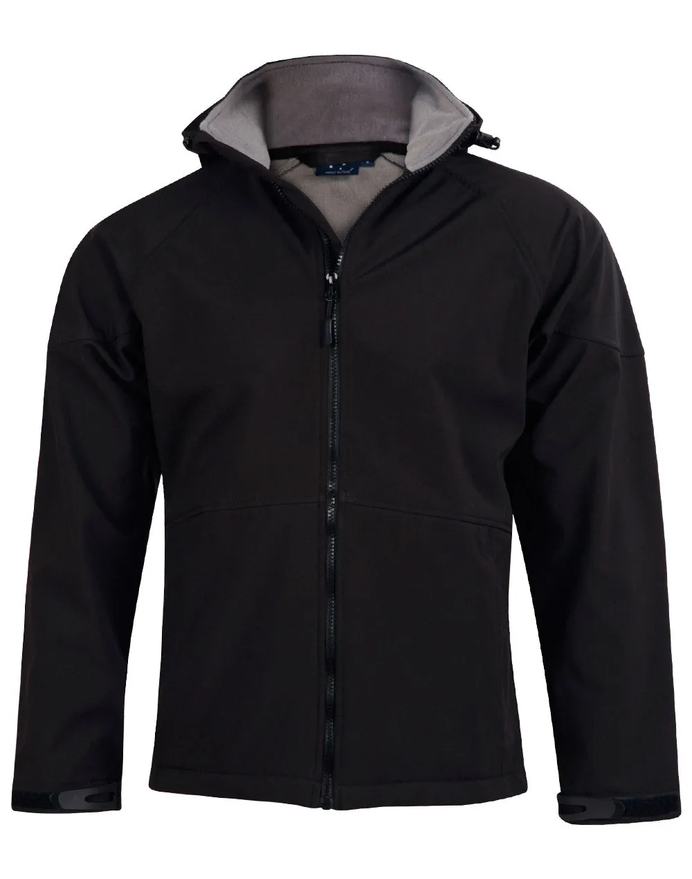 JK33  Men's Soft Shell Full Zip Hoodie