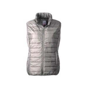 JONSSON WOMAN'S PACKABLE BODY WARMER COLOUR-GREY SIZE-3XL