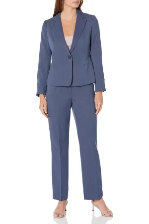 Le Suit Crepe One Button Jacket and Pant Set