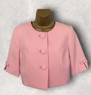 Libra Baby Pink Short Occasion Jacket UK 14 US 10 EU 42 BNWT