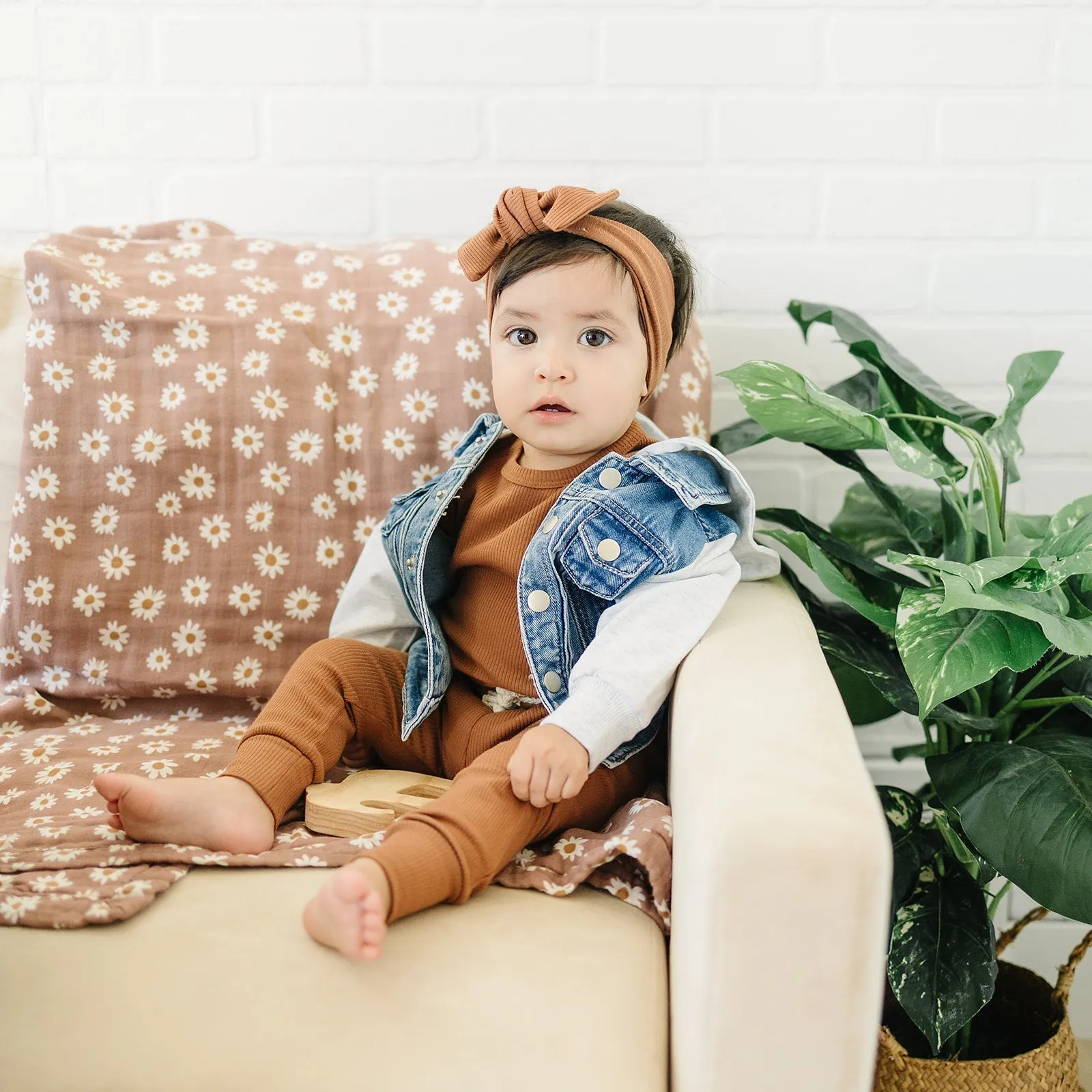 Mebie Baby Hooded Jean Jacket