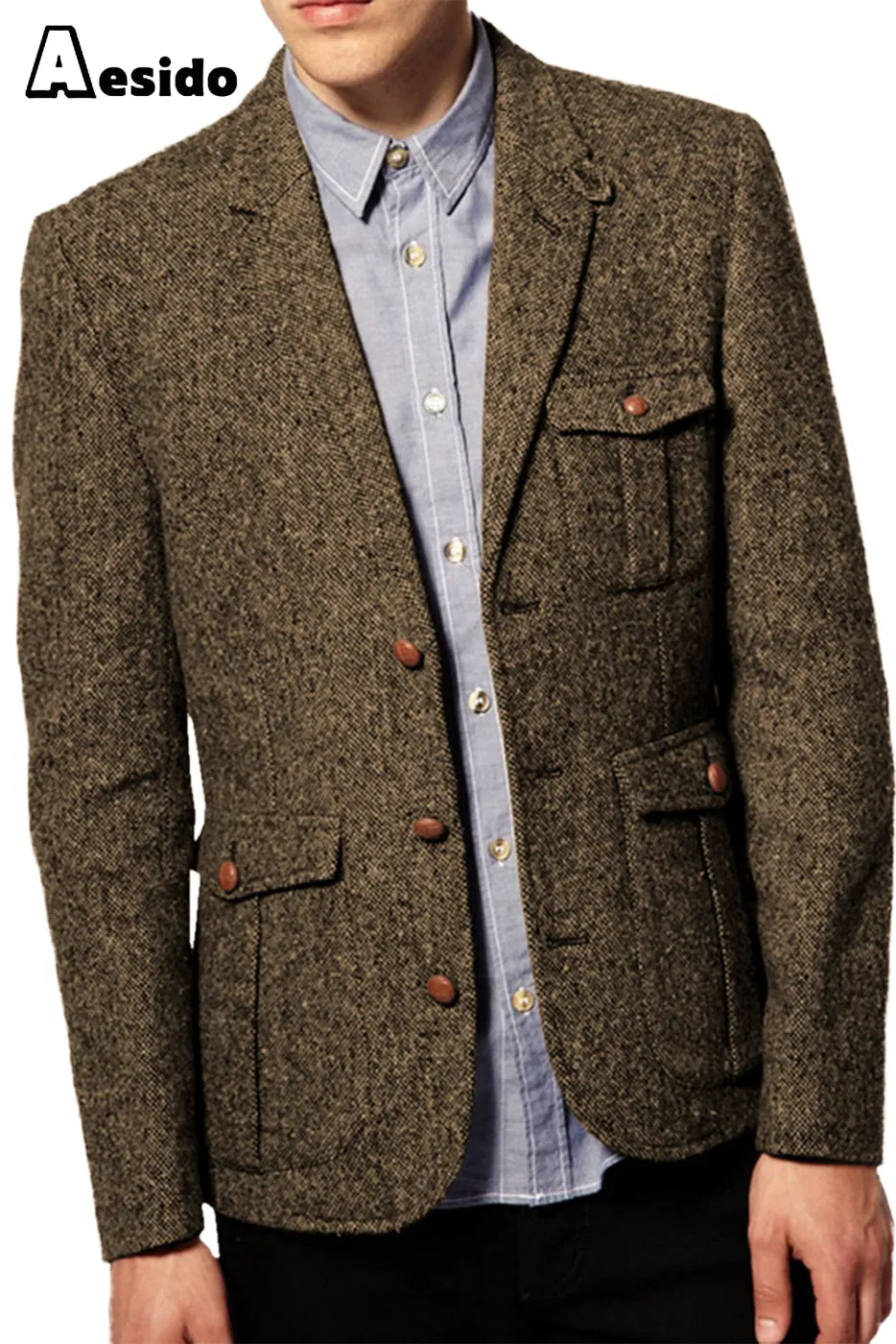 Men's Suit Single Breasted Blazer