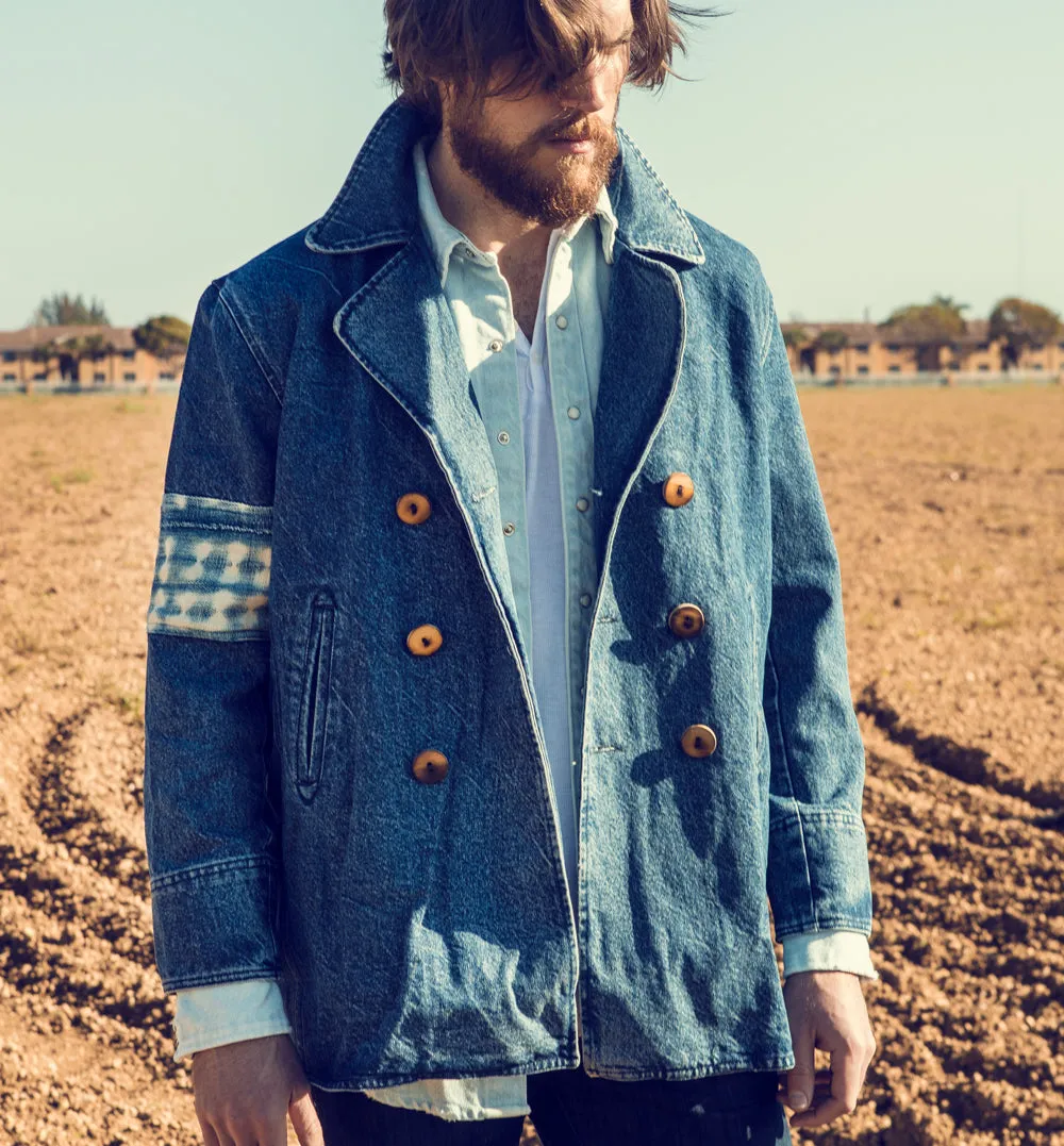 MISSISSIPPI RIVER PEACOAT DENIM JACKET