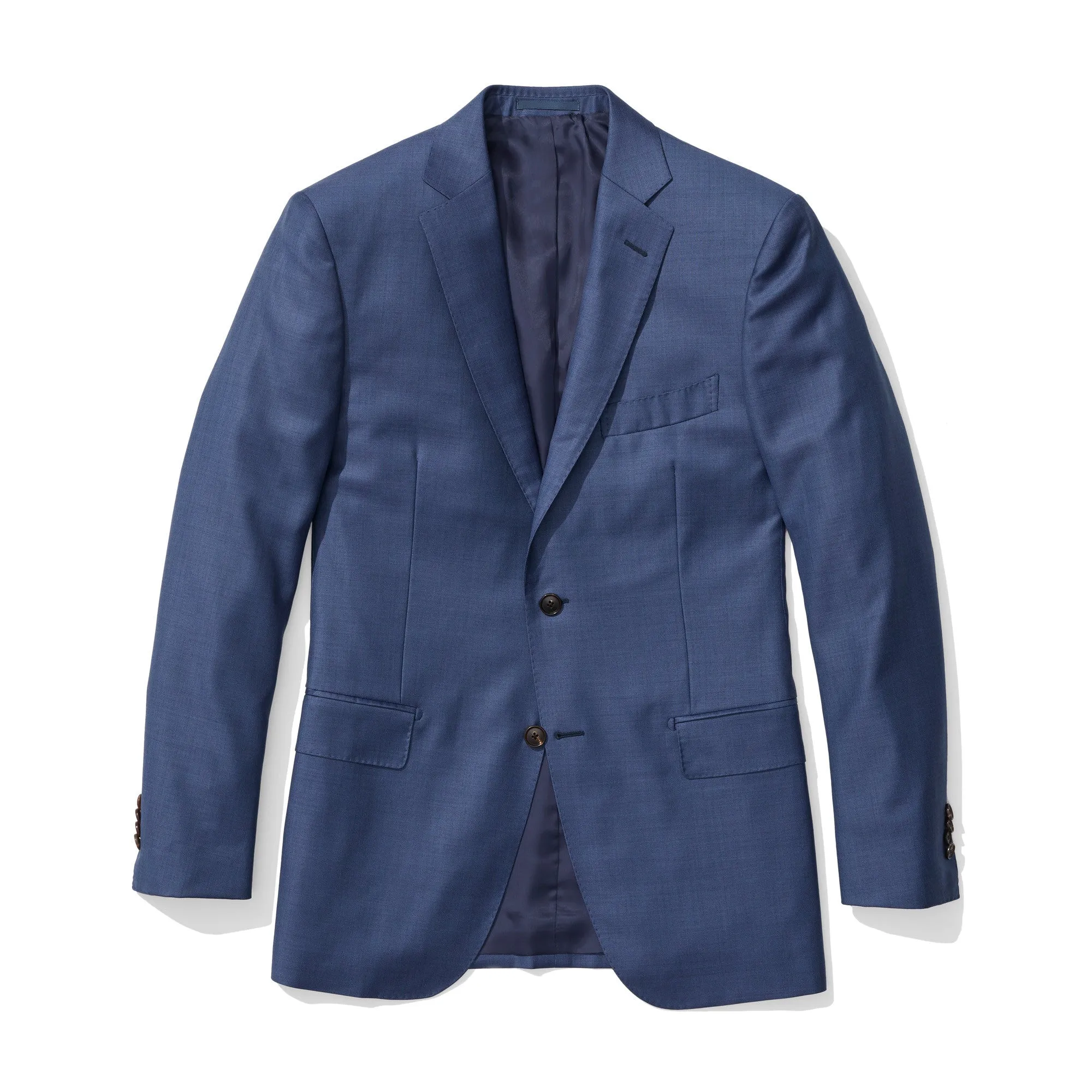 Murray - Blue Sharkskin Italian Wool Suit