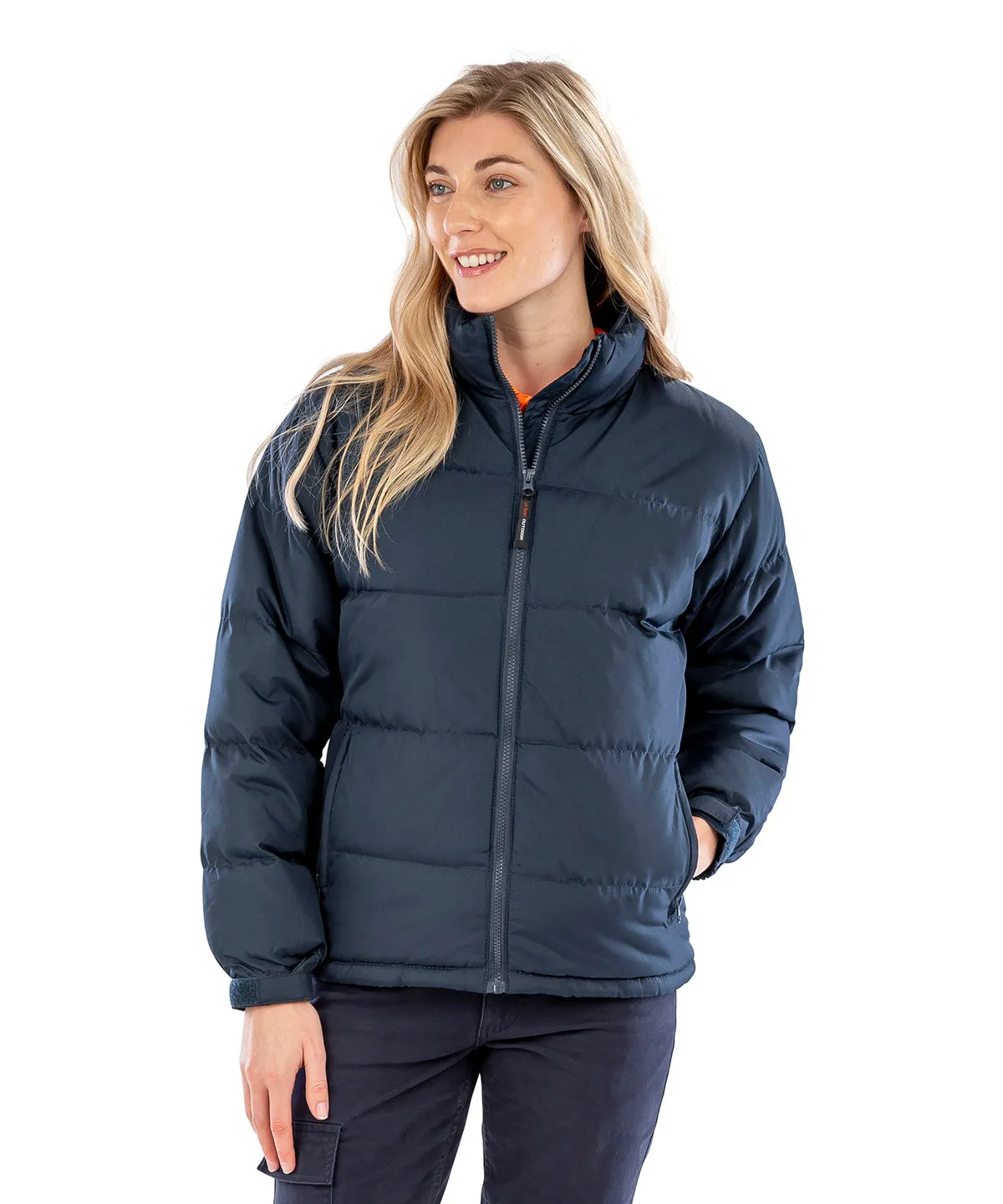 Navy - Women's Holkham down-feel jacket