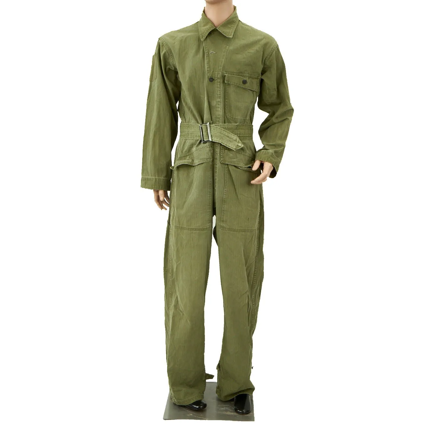 Original U.S. WWII Navy Amphibious Personnel USN Painted Wet Weather Parka - Coveralls - Arctic Overboots - As Seen In Book