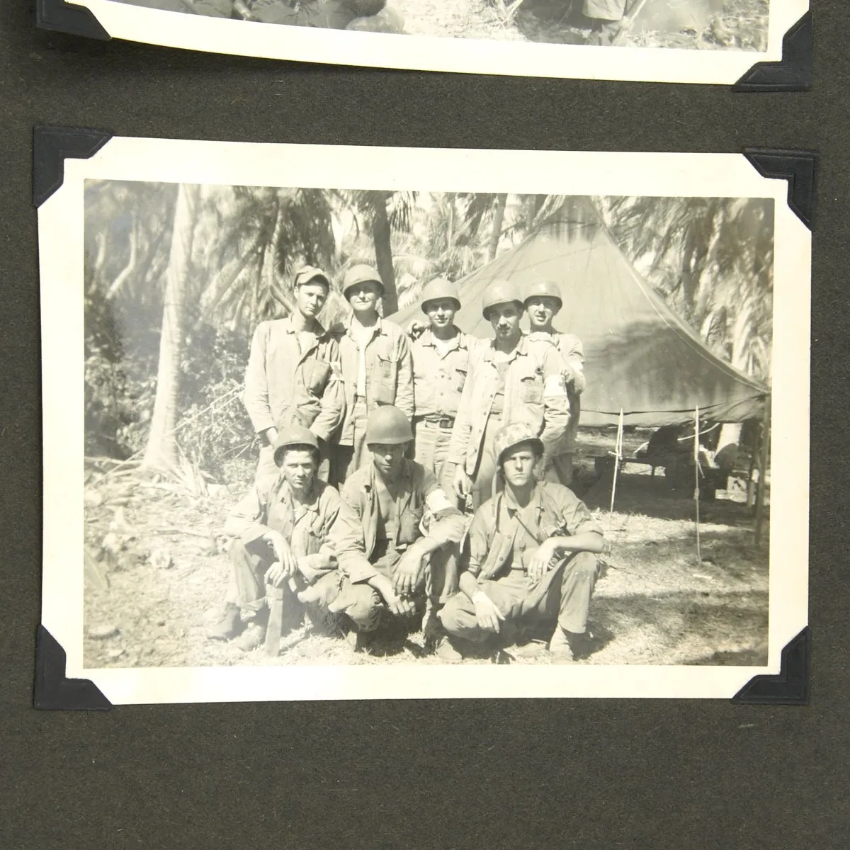 Original U.S. WWII USMC Corpsman Medic Grouping with Photo Album