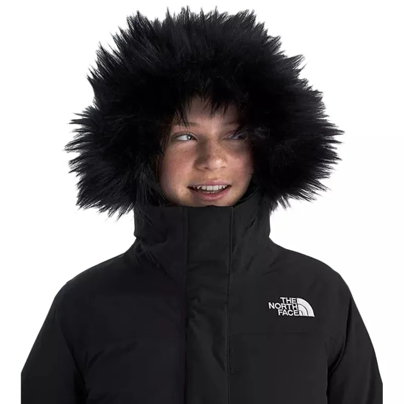 Parka À Capuche The North Face G Arctic - Noir/Blanc - Fille