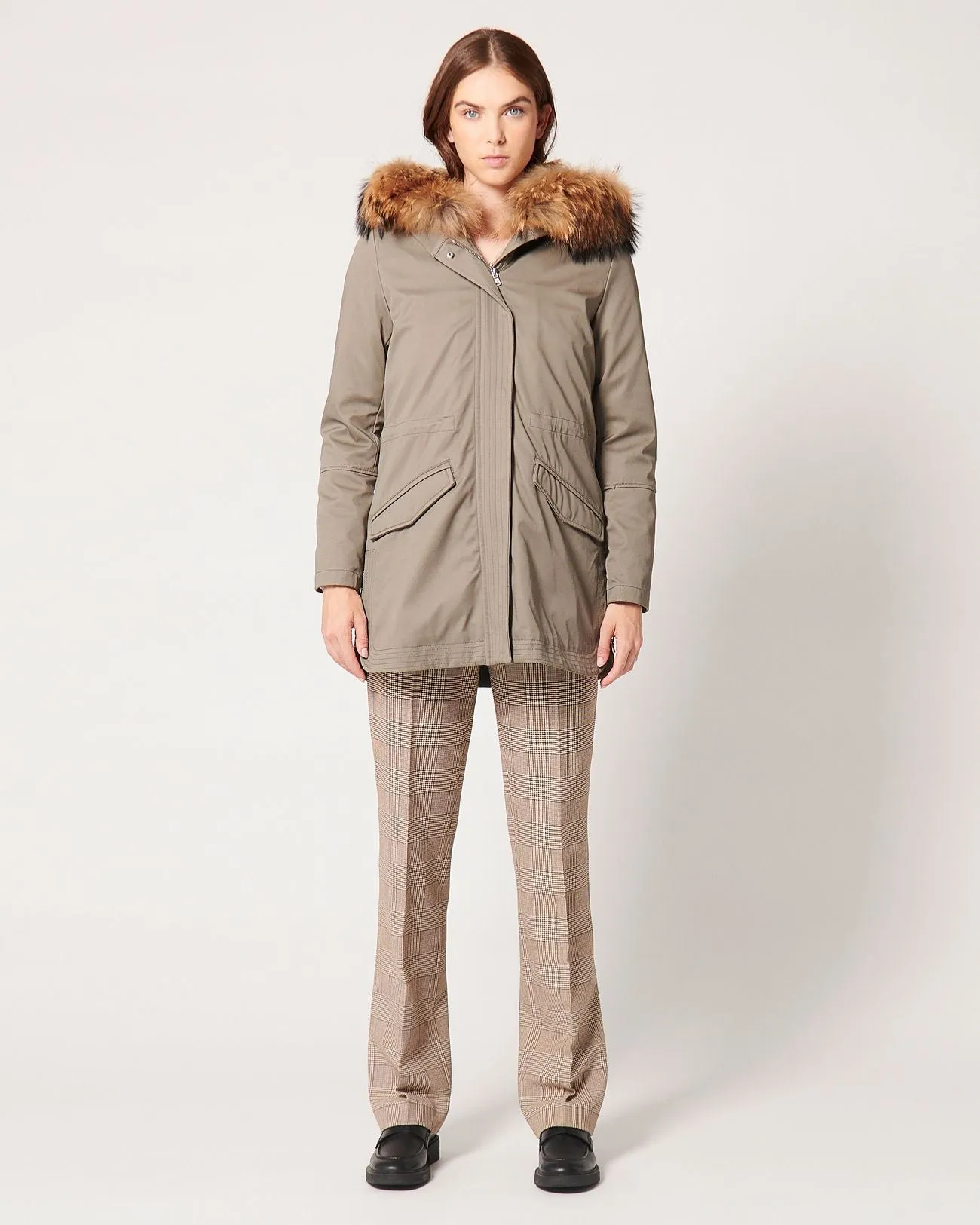 Parka Mi-Longue Kaki