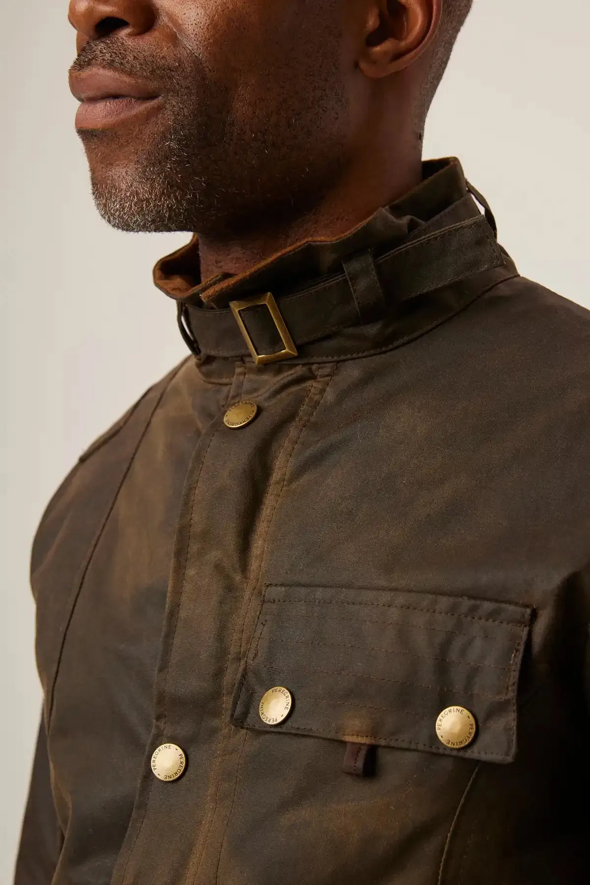 Peregrine - Bexley Waxed Jacket in Brown