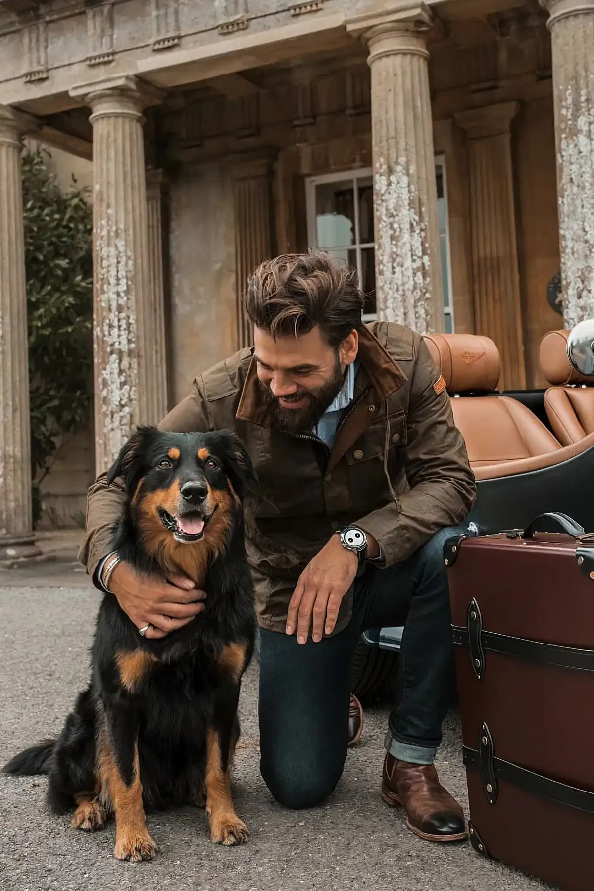 Peregrine - Bexley Waxed Jacket in Brown