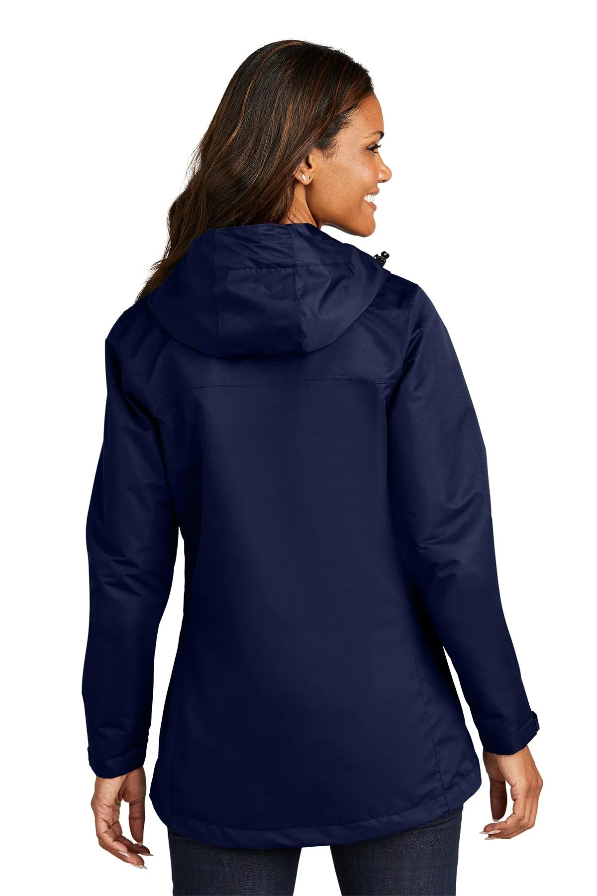 Port Authority Ladies All-Conditions Branded Jackets, True Navy