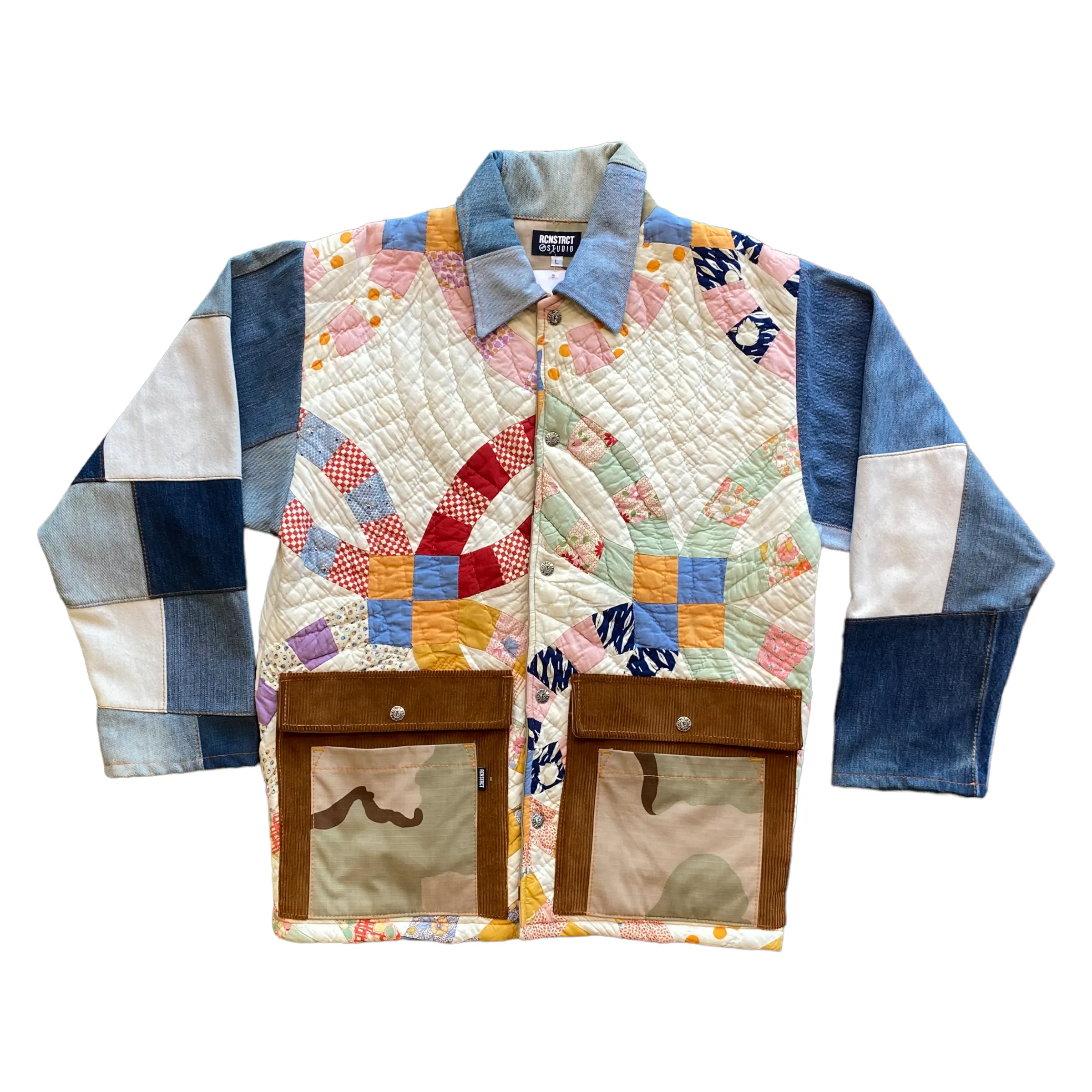 Quilt   Denim Patchwork Jacket // Random Selection