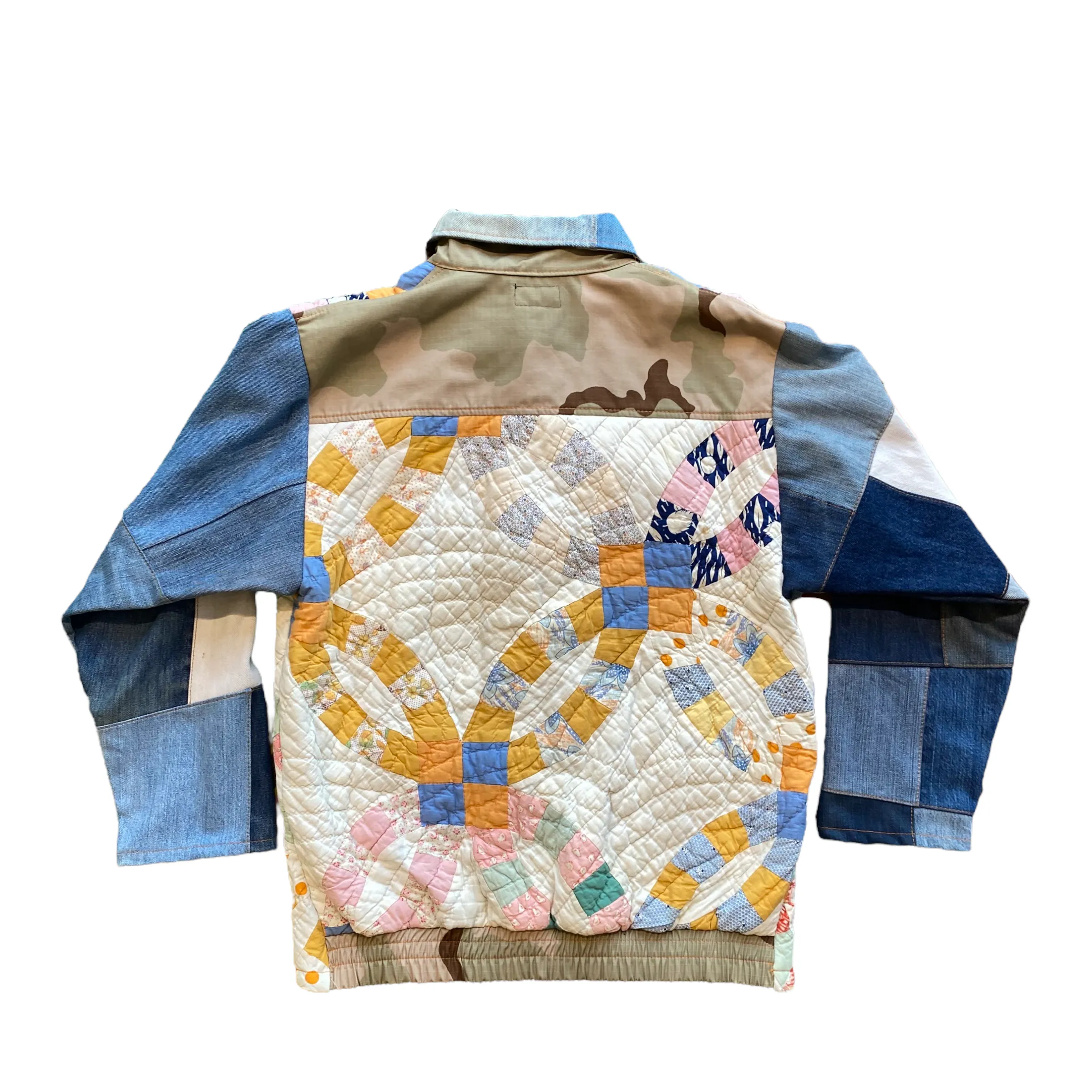 Quilt   Denim Patchwork Jacket // Random Selection