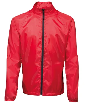 Red/Black - Contrast lightweight jacket