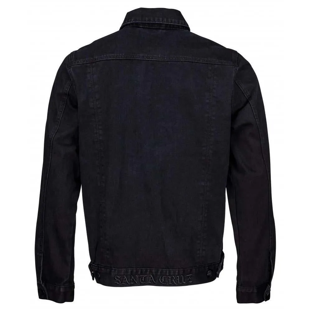 Santa Cruz Dressen Rose Kit Jacket Black Denim