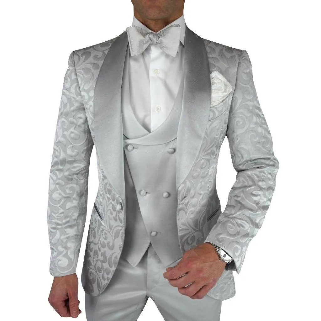 Silver Paisley Dinner Jacket