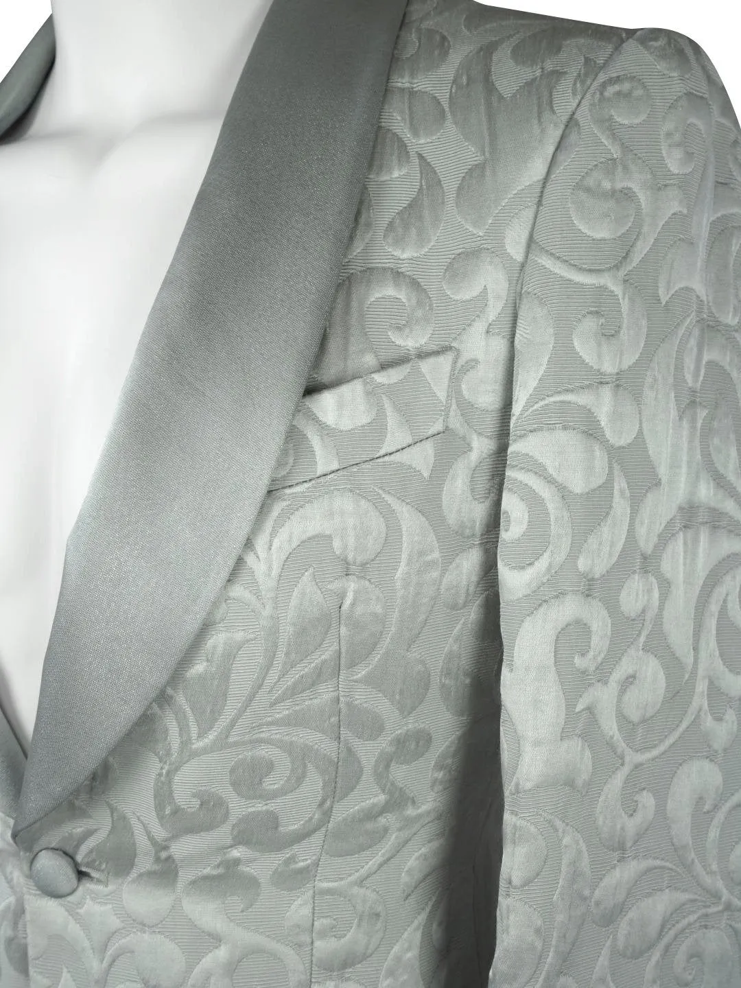 Silver Paisley Dinner Jacket