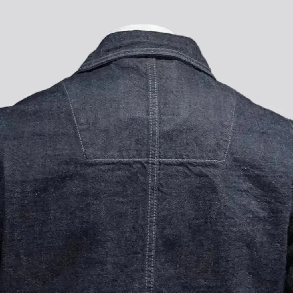 Slim denim jacket
 for men