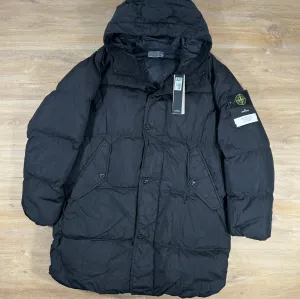 Stone Island Crinkle Reps R-NY Down Parka in Black