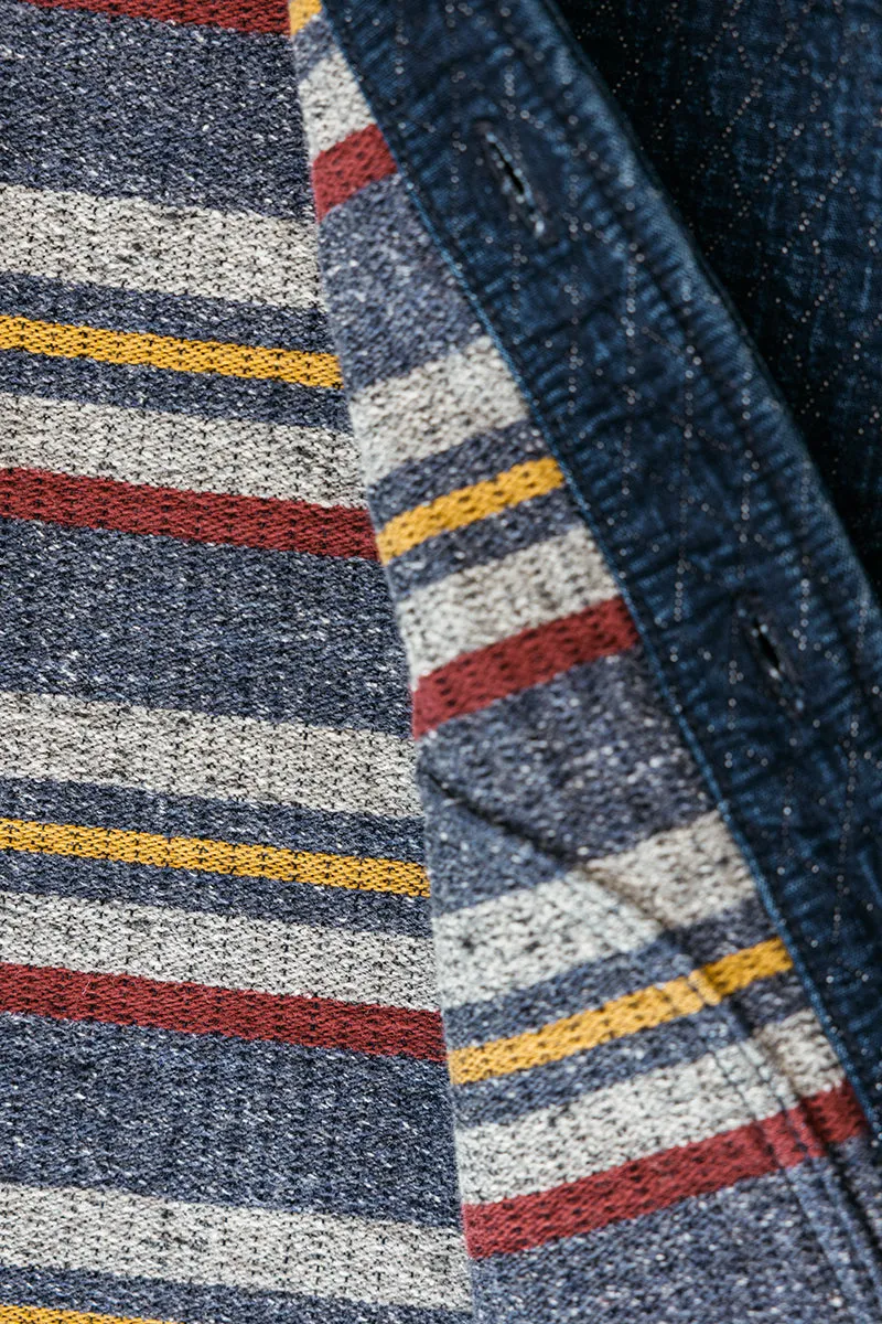 The Anvil Quilt Denim - Dark Indigo