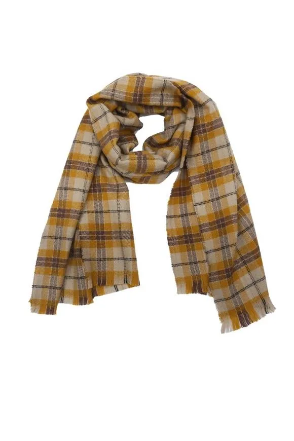 The Jaques Scarf - Yellow Plaid