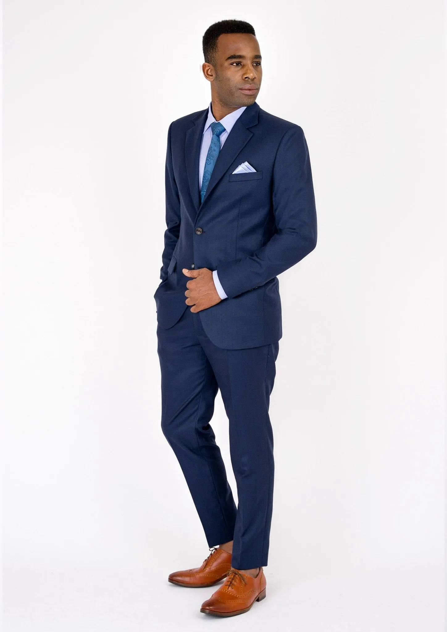 Thompson Navy Twill Suit