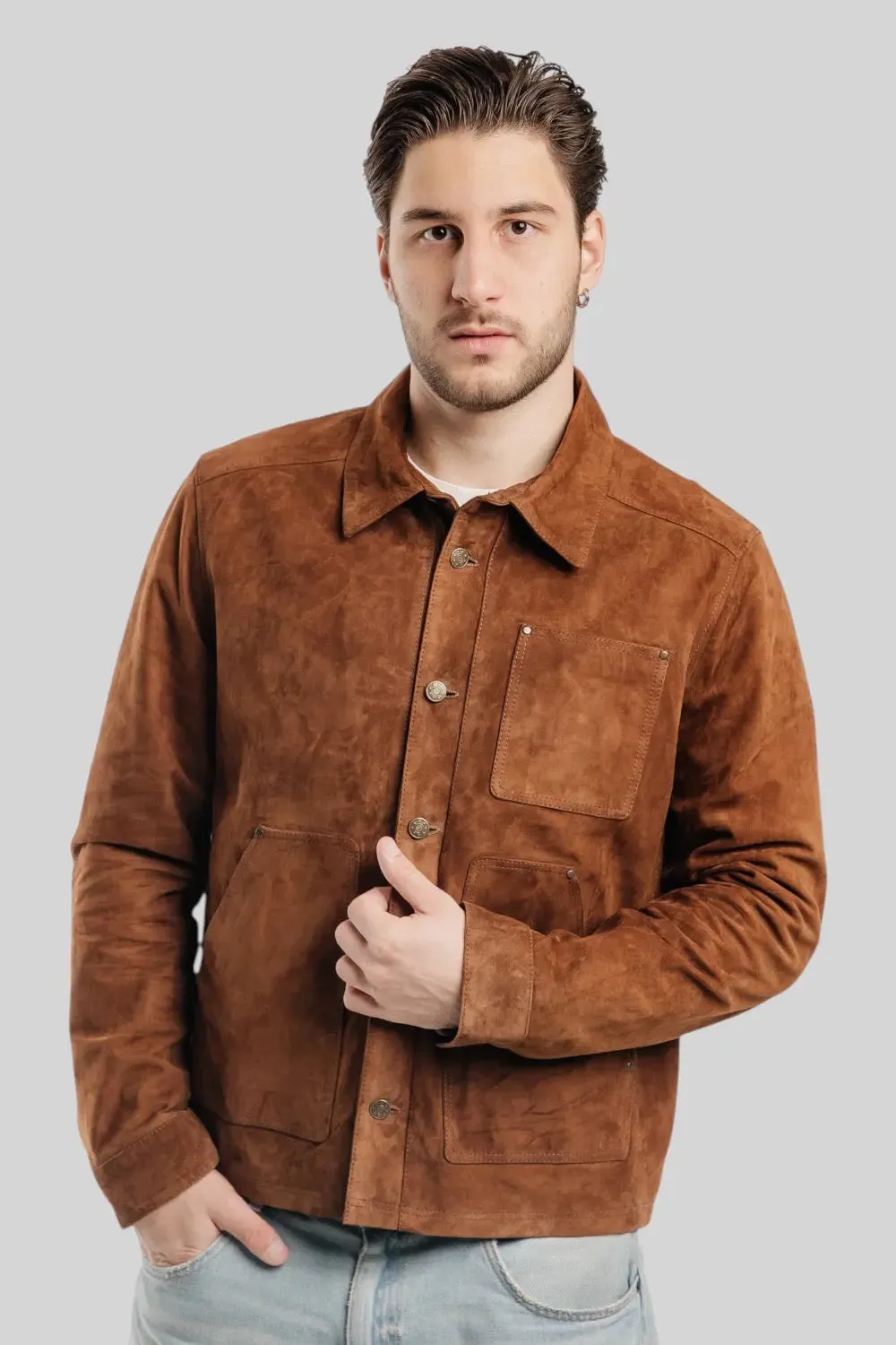 Tiago Suede Leather Jacket