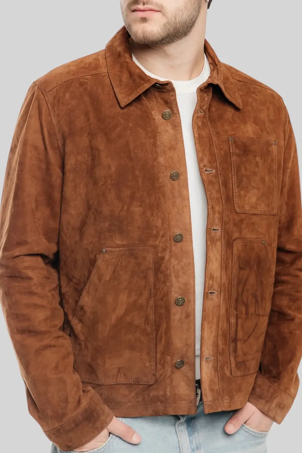 Tiago Suede Leather Jacket