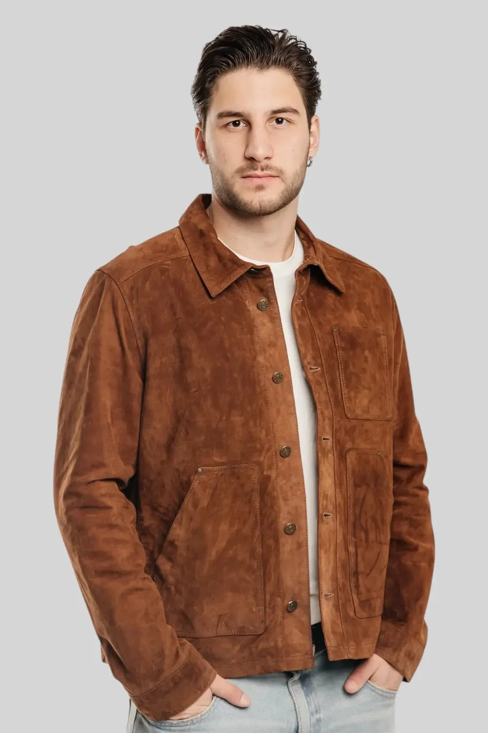 Tiago Suede Leather Jacket