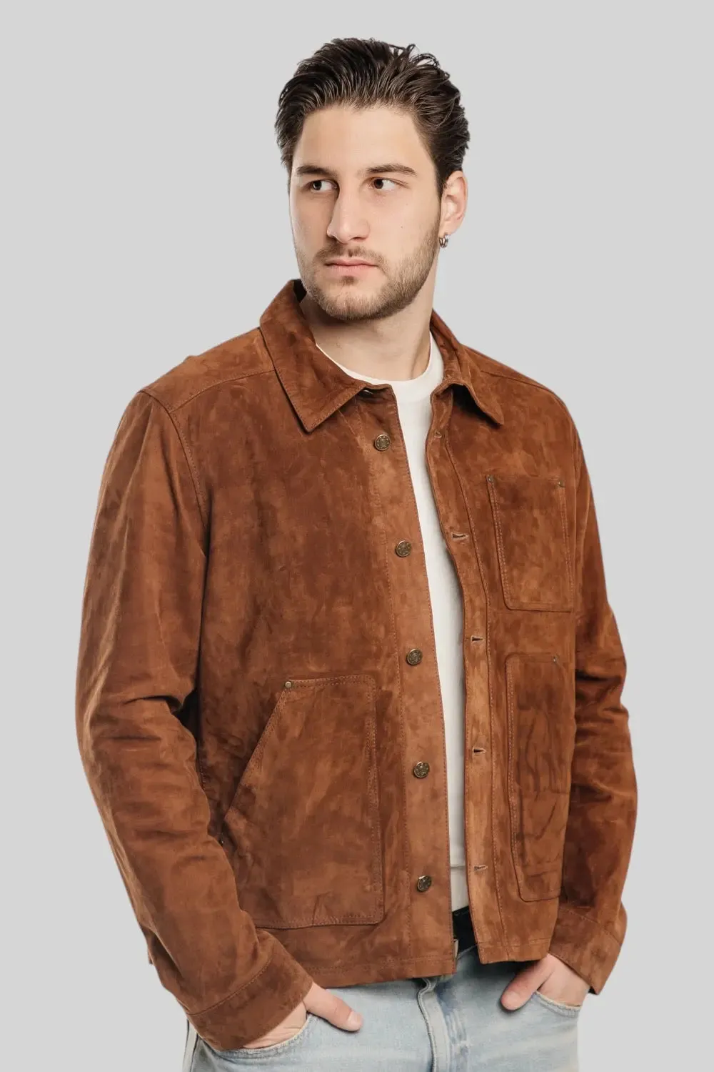 Tiago Suede Leather Jacket