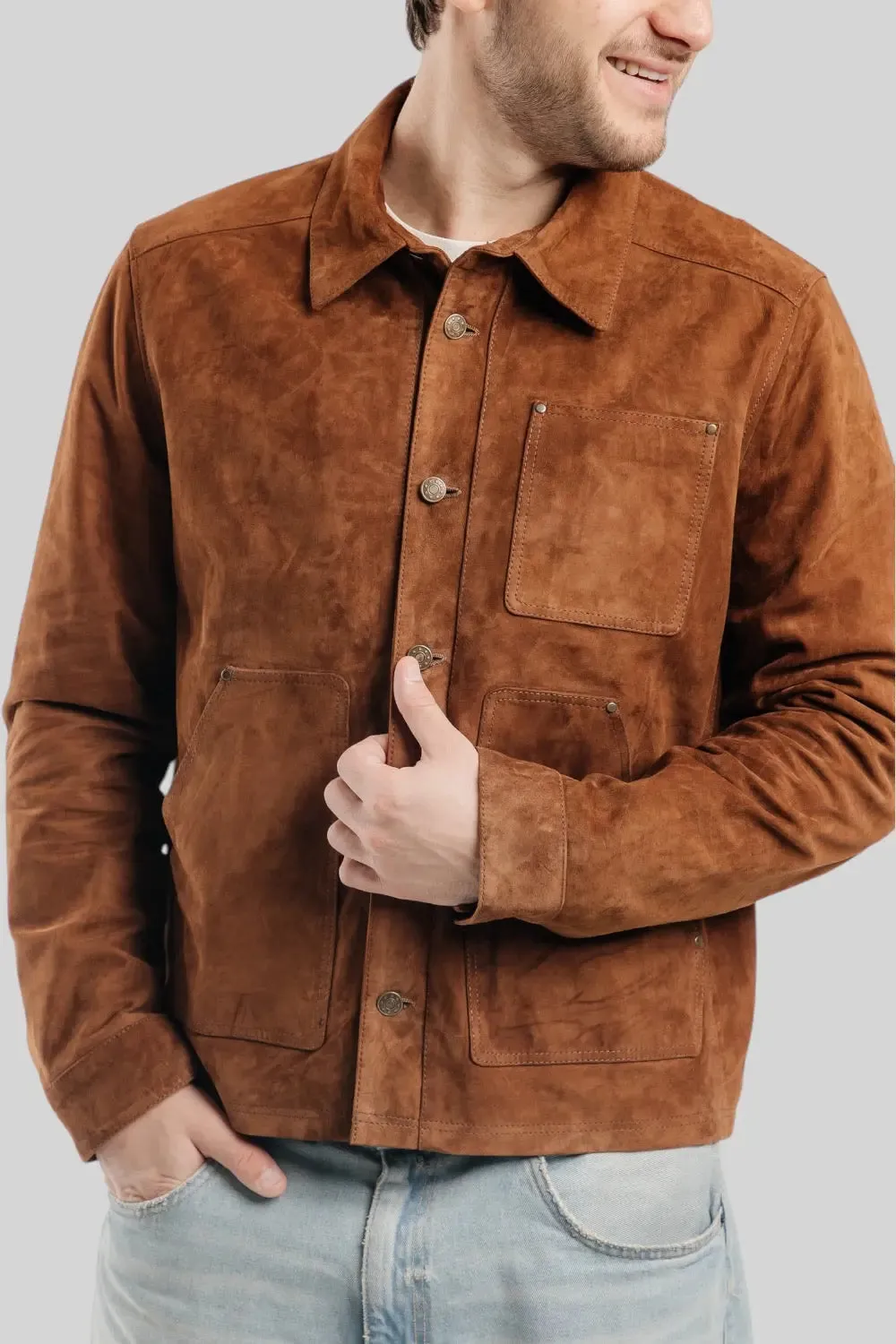 Tiago Suede Leather Jacket