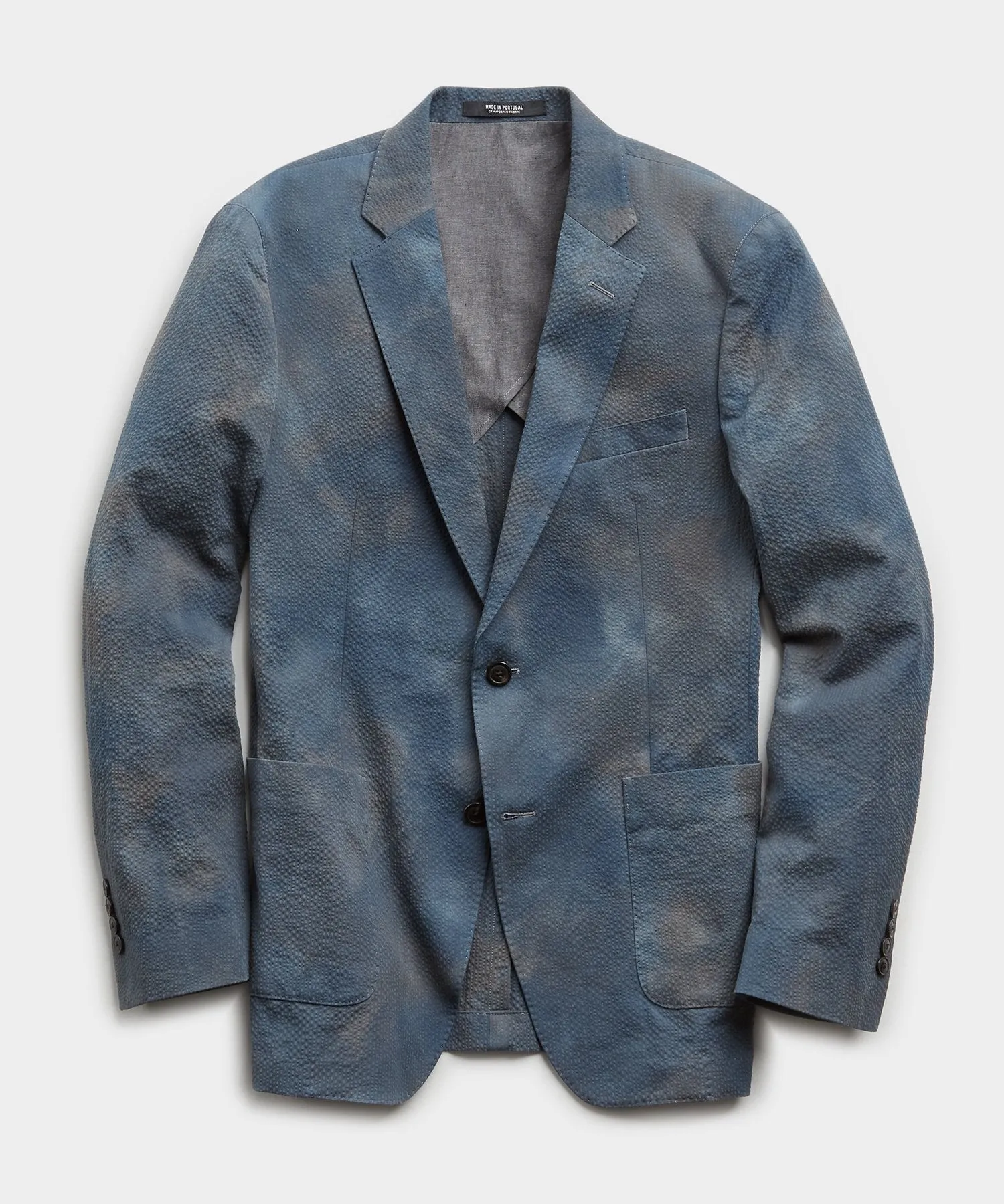 Tie Dye Traveler Suit Jacket in Blue