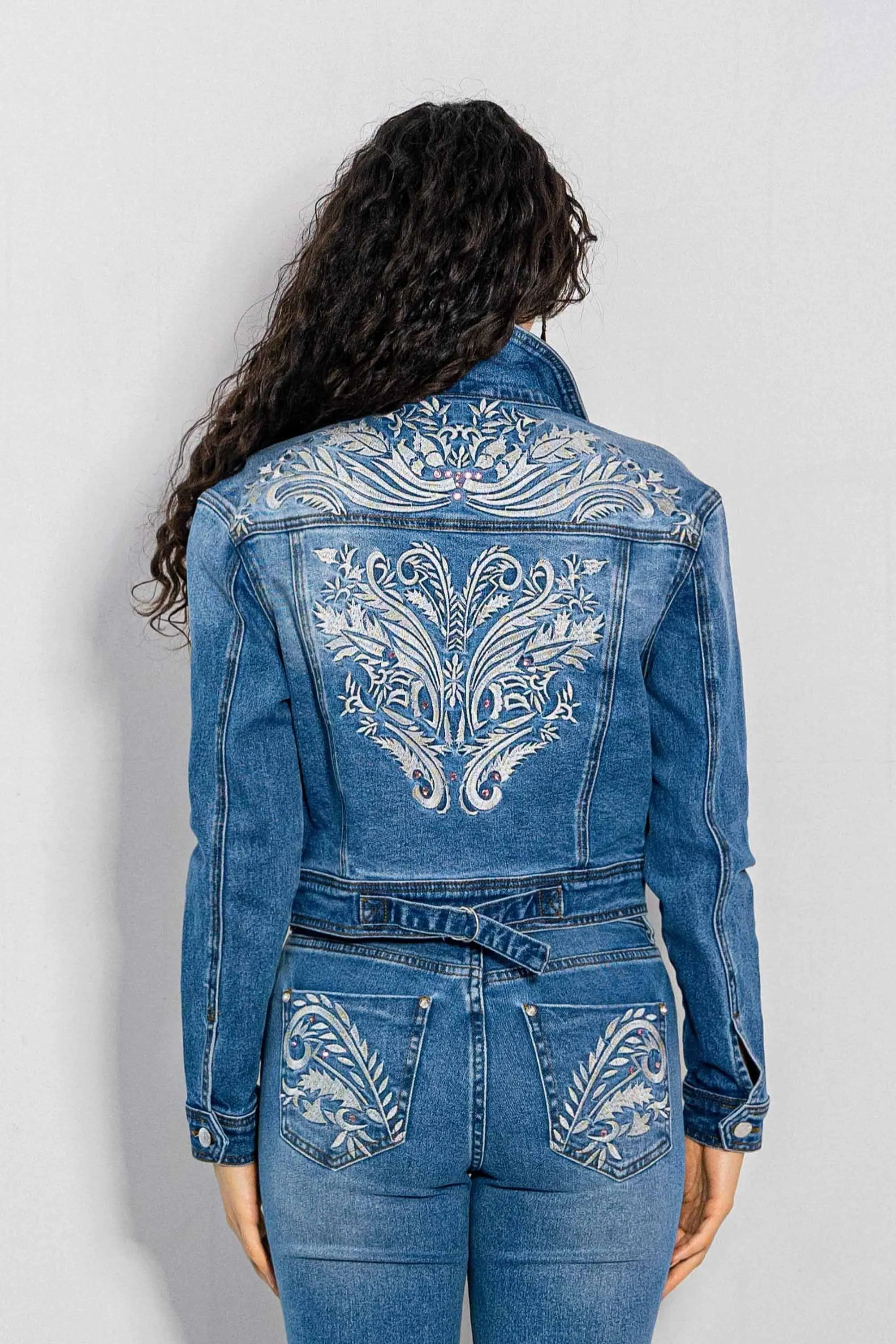 Western Embroidery Denim Jacket